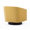 Garland Goldenrod Wood Base Swivel Chair