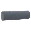 Throw Pillows 2 pcs Dark Gray √ò5.9"x19.7" Velvet