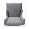 23.03" Wide High-Back Velvet Accent Chair, Comfy High Wingback Chair, Living Room Chair with Soft Padded & Wooden Legs, Modern Side Chair for Living R